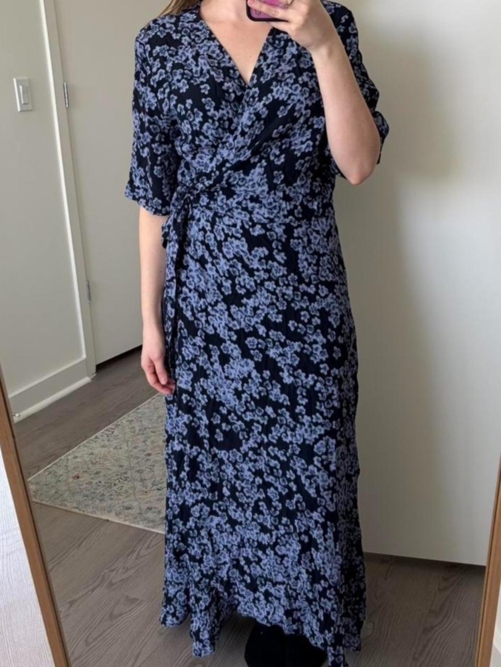 & Other Stories Women's Blue and Navy Dress